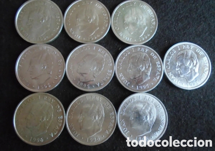 Monedas de Espa&ntilde;a: 10 monedas de plata 2000 pst