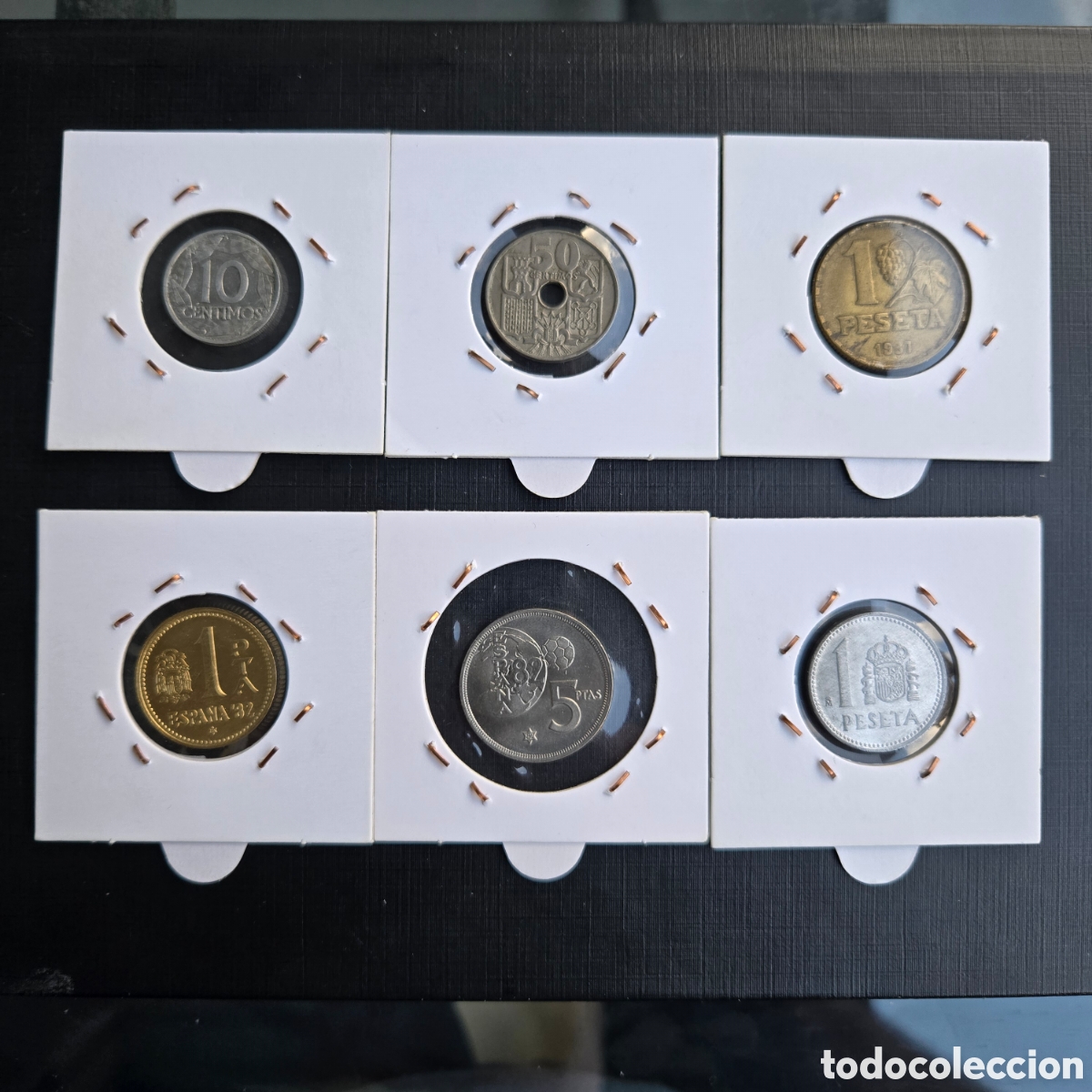 Monedas de Espa&ntilde;a: Lote 6 monedas Espa&ntilde;a - Foto 2