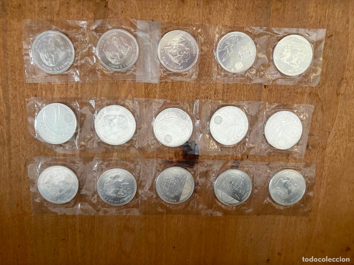 Monedas de Espa&ntilde;a: 15 monedas de 20 euros y 12 euros en plata de ley posible pago en 2 plazos 2 meses