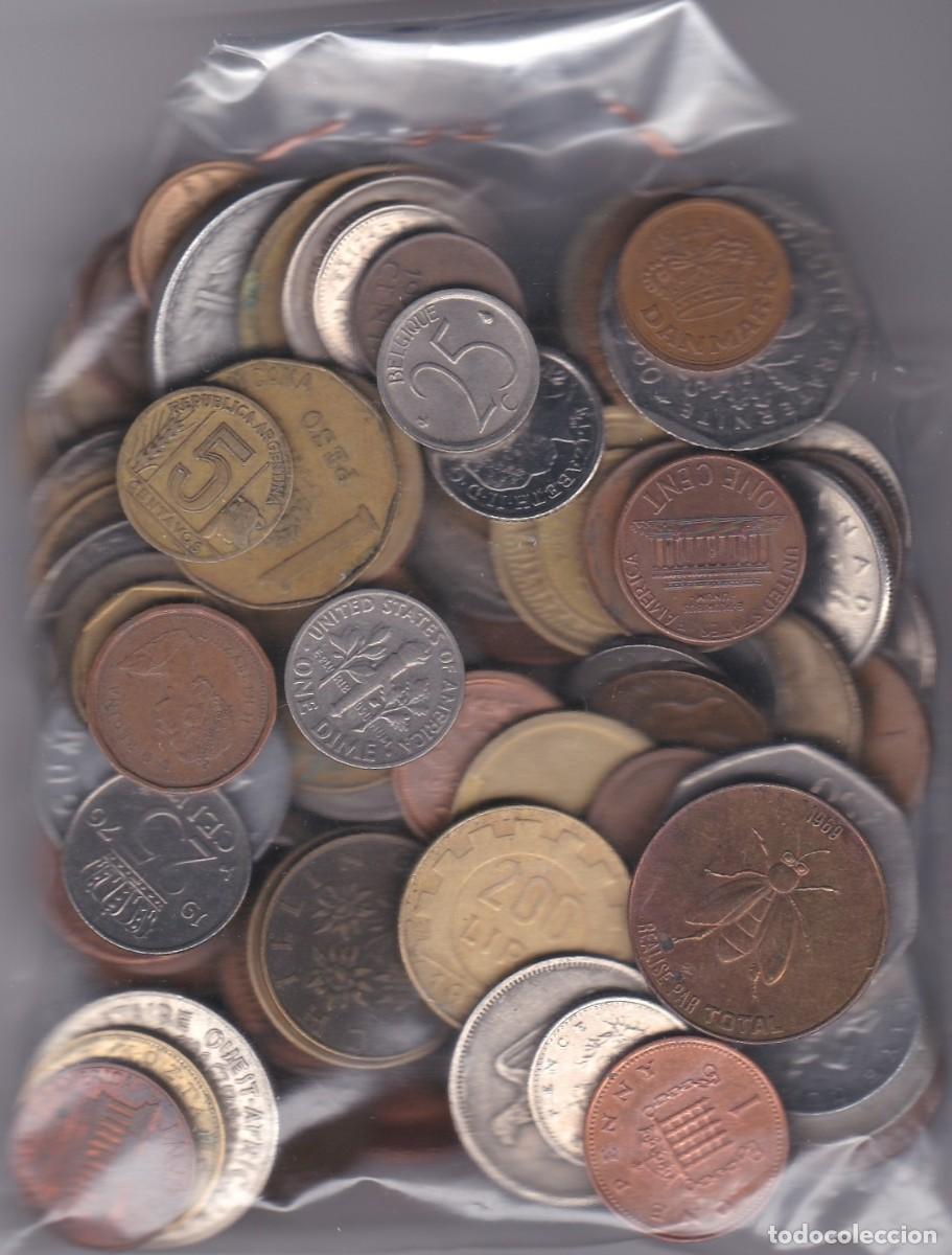 Monedas de Espa&ntilde;a: Lote 100 monedas extranjeras Mbc. - Foto 2