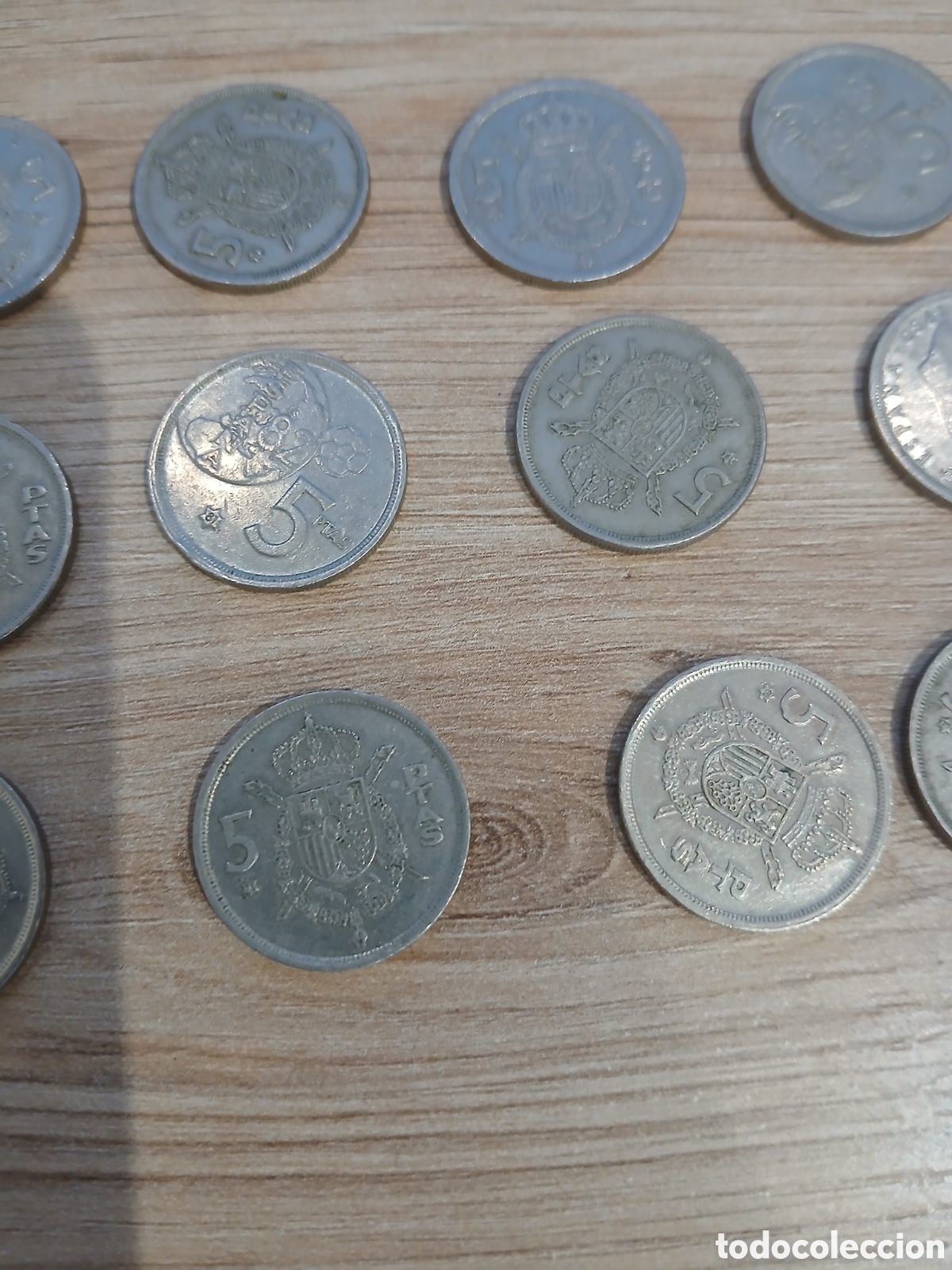 Monedas de Espa&ntilde;a: Lote monedas 5 pesetas - Foto 2