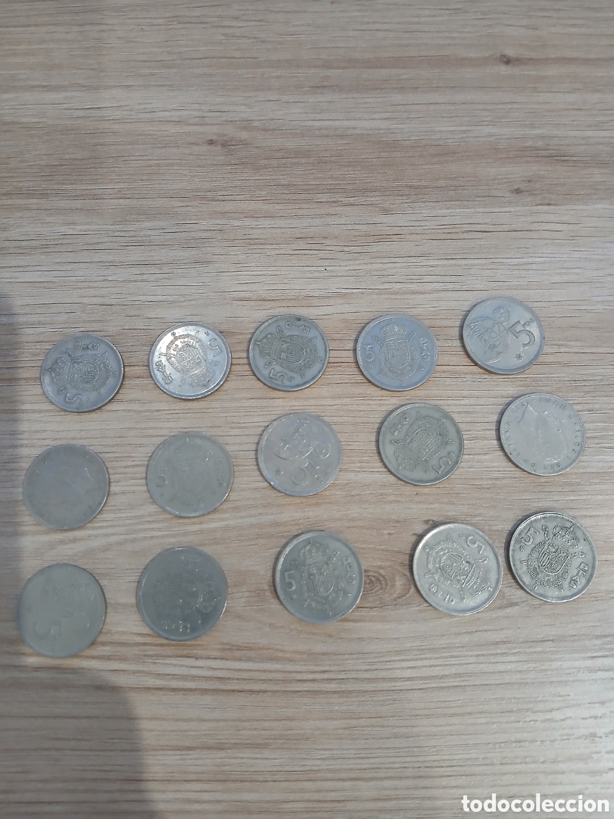 Monedas de Espa&ntilde;a: Lote monedas 5 pesetas - Foto 1