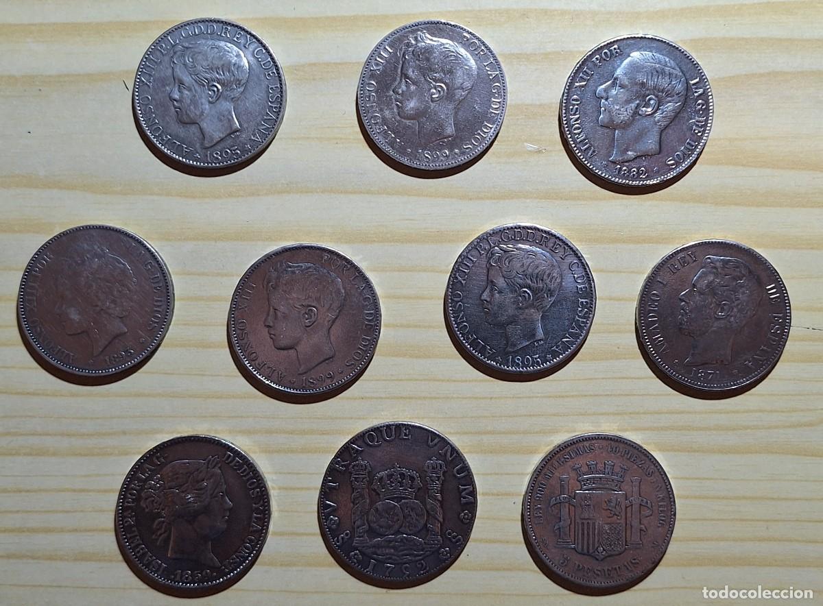 Monedas de Espa&ntilde;a: LOTE DE MONEDAS ESPA&Ntilde;OLAS ATENCI&Oacute;N COPIAS