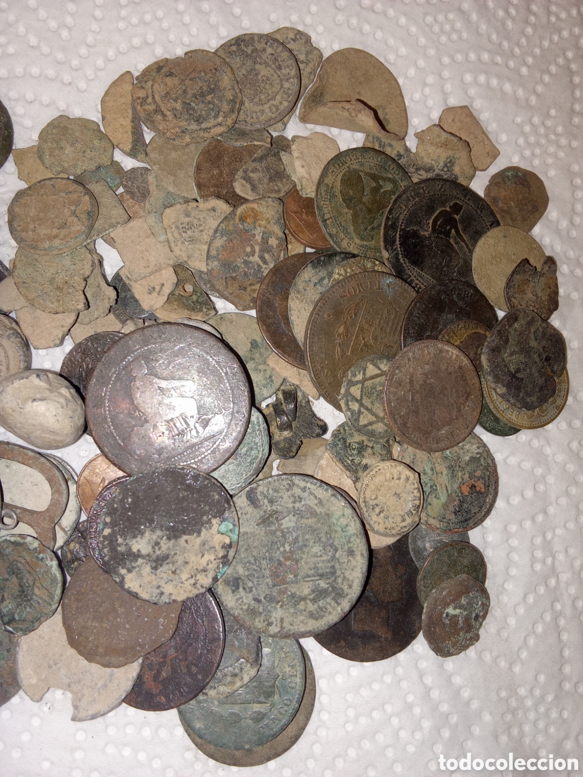 Monedas de Espa&ntilde;a: LOTE DE 119 MONEDAS ANTIGUAS - Foto 3