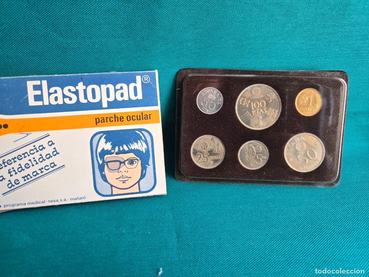 Monedas de Espa&ntilde;a: COLECCION MONEDAS MUNDIAL DE FUTBOL 82 , ELASTOPAD