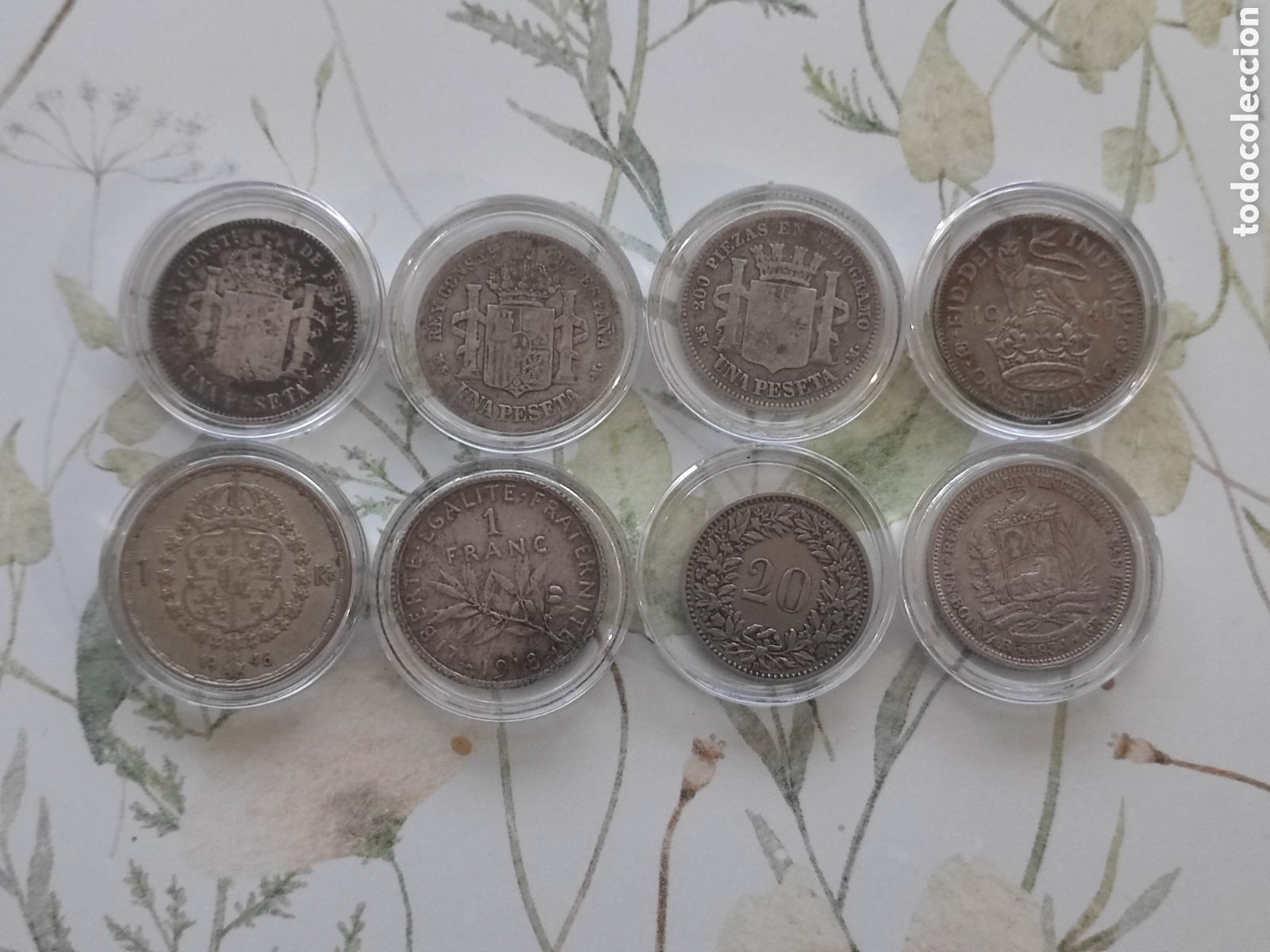 Monedas de Espa&ntilde;a: Lote 8 monedas de plata - Foto 2