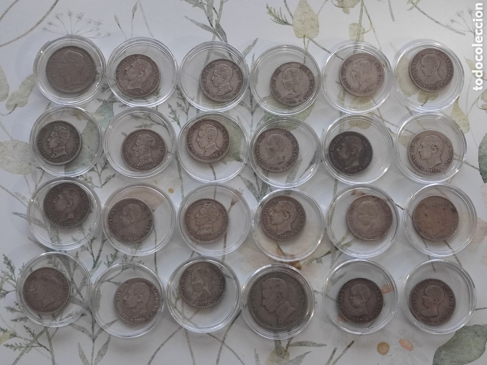 Monedas de Espa&ntilde;a: Lote 24 monedas de plata - Foto 1