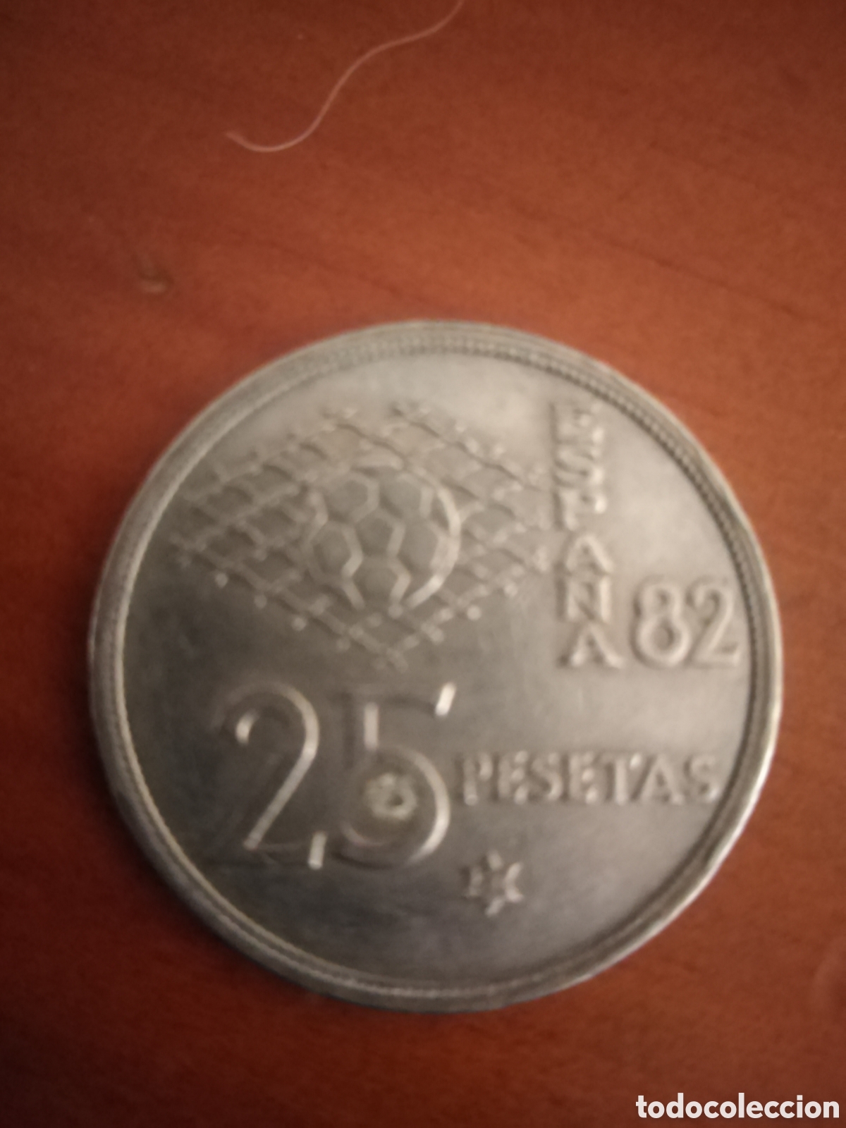 Moedas de Espanha: Moneda de 25 pts del a&ntilde;o 82. En plata