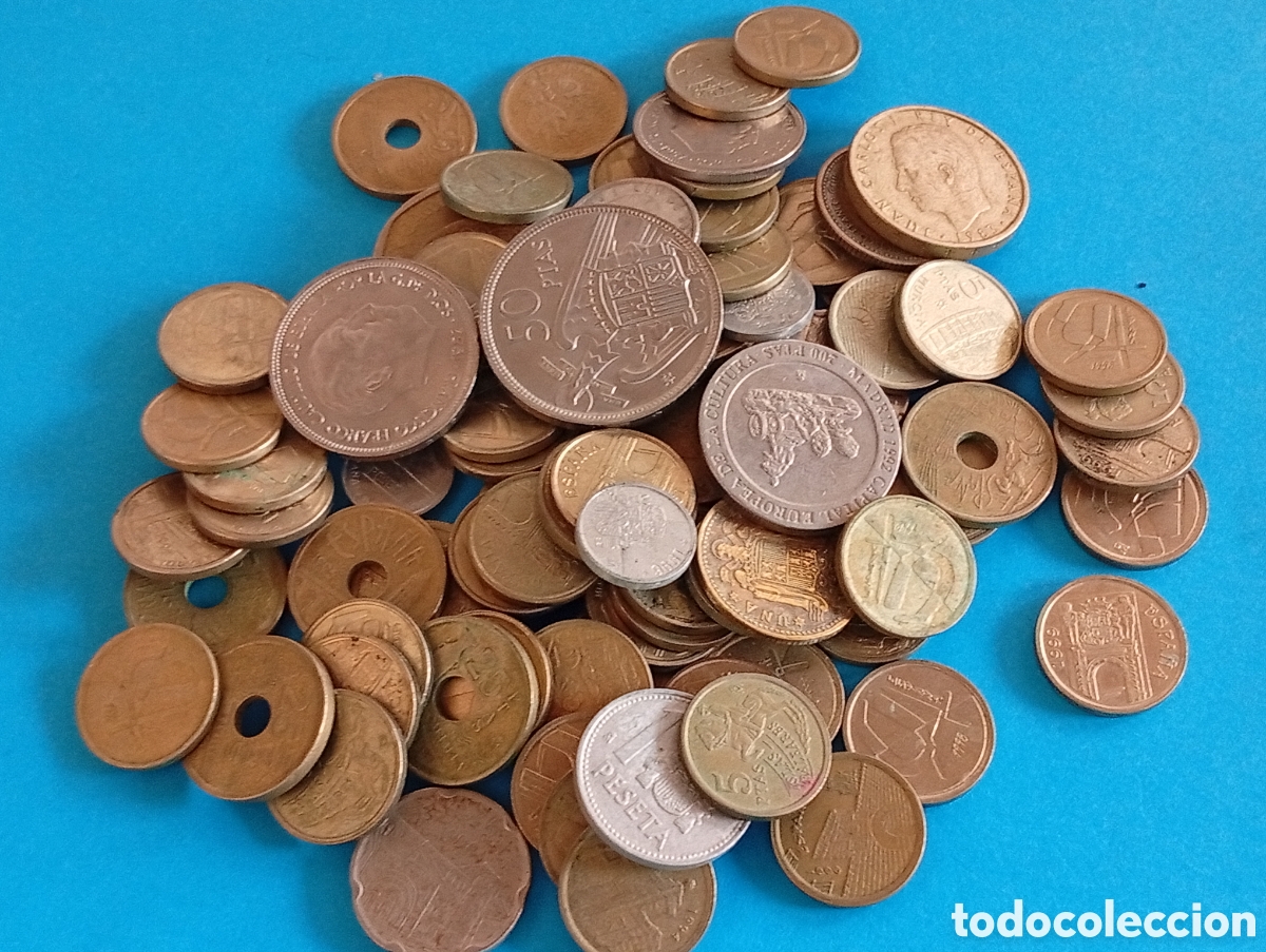 Monnaies d'Espagne: Lote de monedas de Espa&ntilde;a