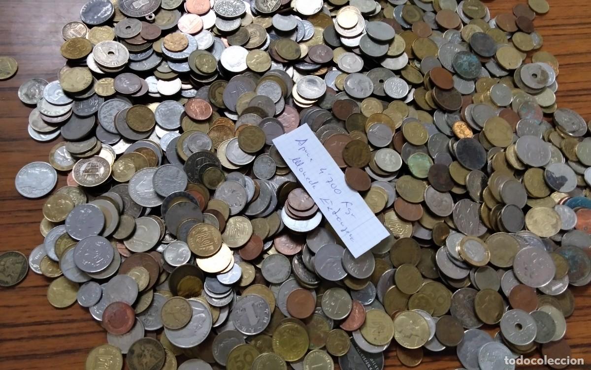 Monnaies d'Espagne: LOTE DE APROX 4,700 KGR DE MONEDA EXTRANJERA CIRCULADA PARA CATALOGAR