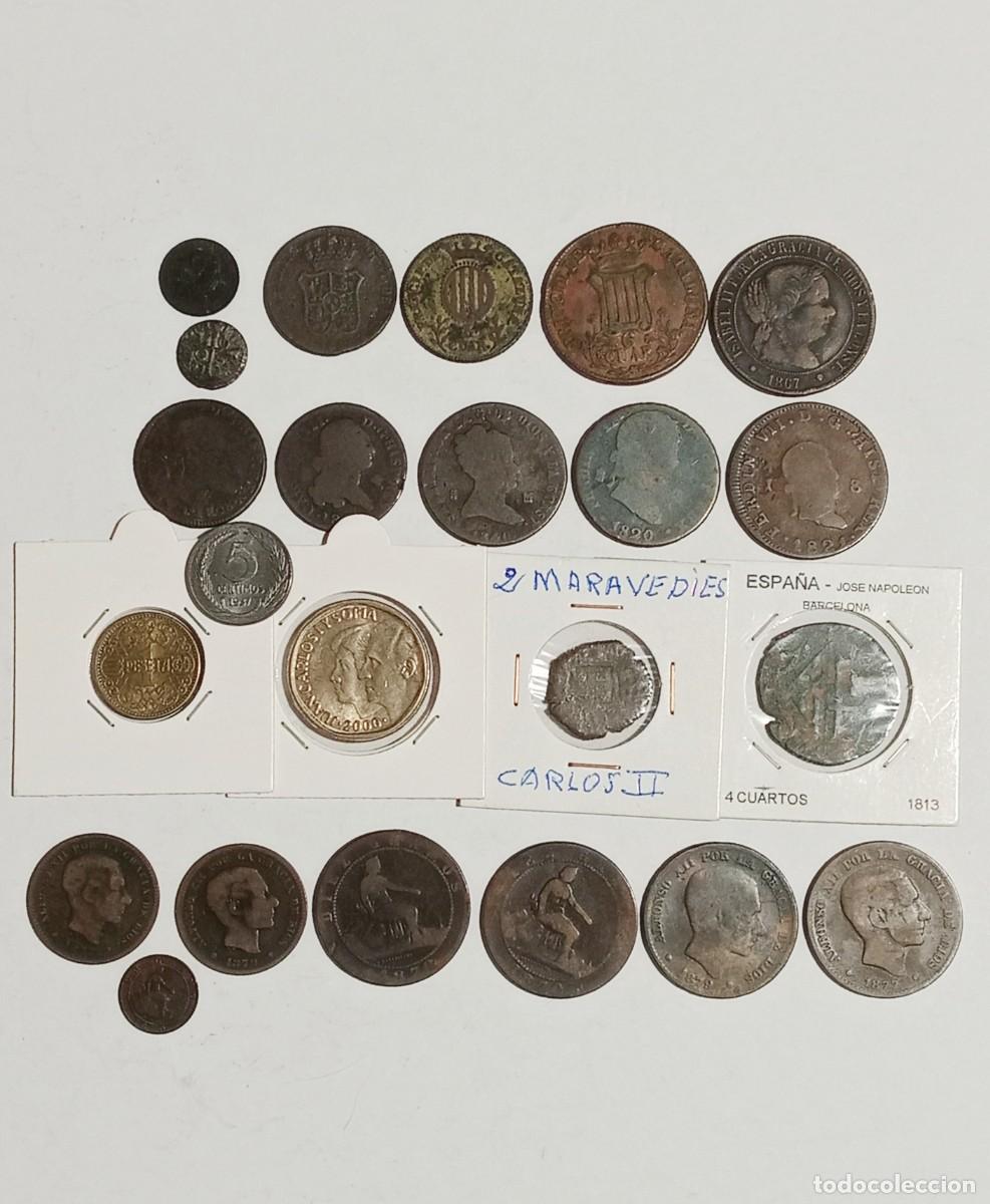 Monnaies d'Espagne: ESPA&Ntilde;A lote 23 monedas variadas