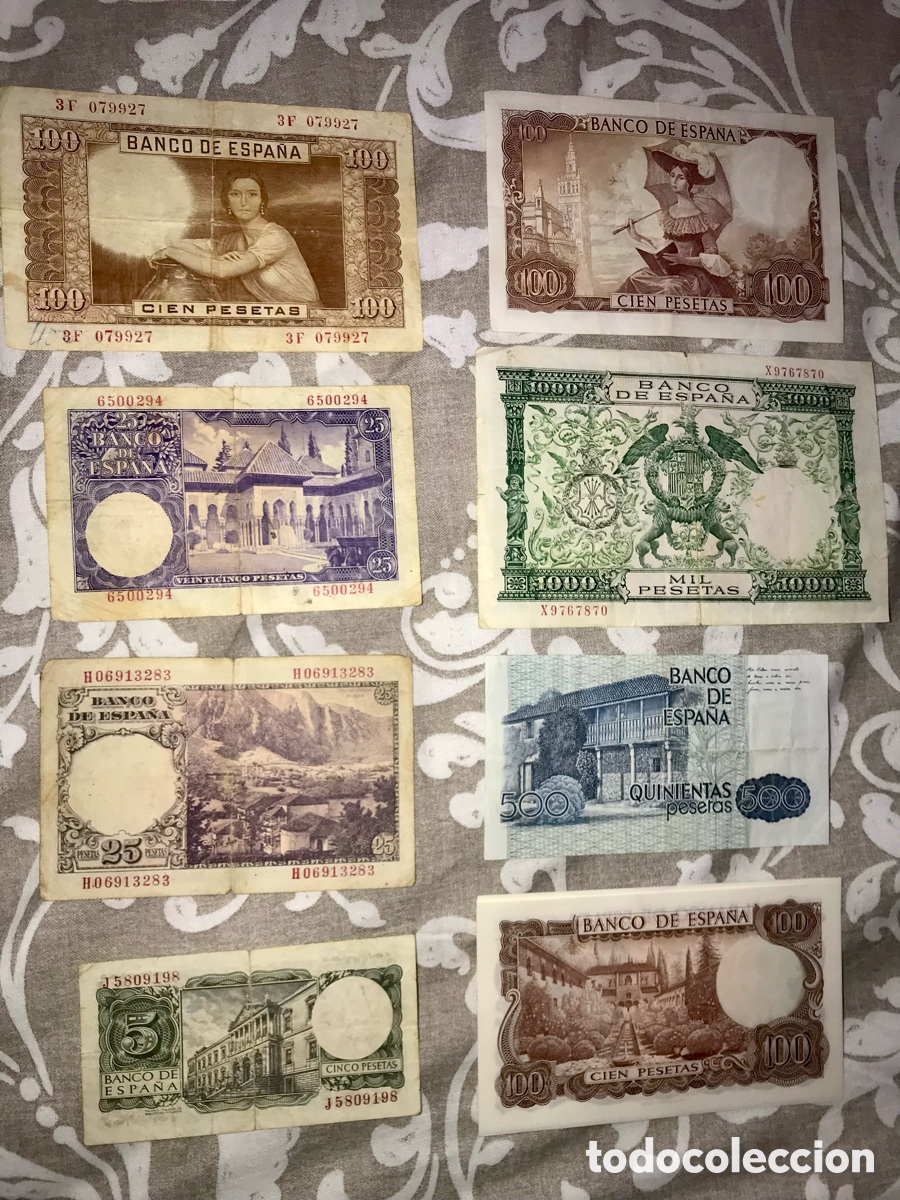 Monedas de Espa&ntilde;a: Lote de monedas y billetes - Foto 11
