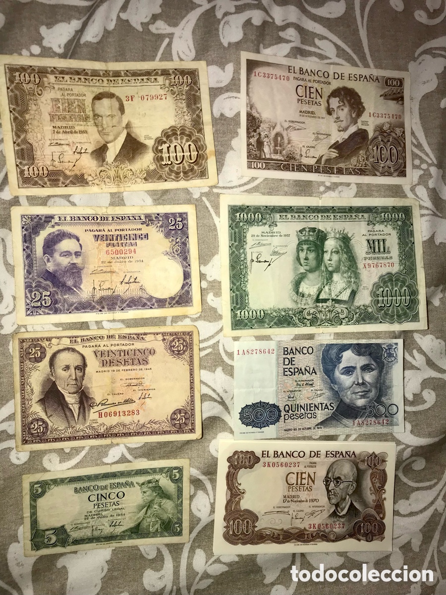 Monedas de Espa&ntilde;a: Lote de monedas y billetes - Foto 12