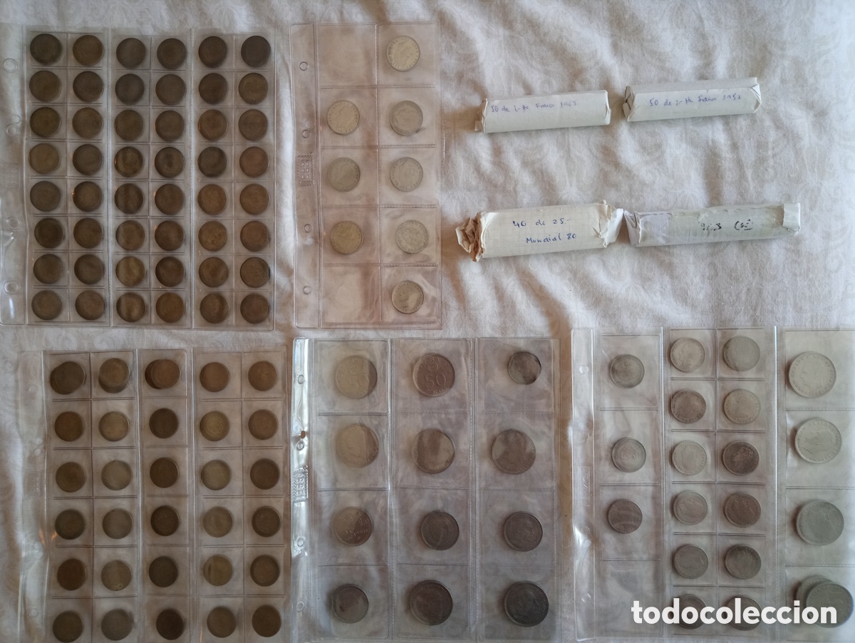 Monedas de Espa&ntilde;a: Lote de monedas y billetes - Foto 13