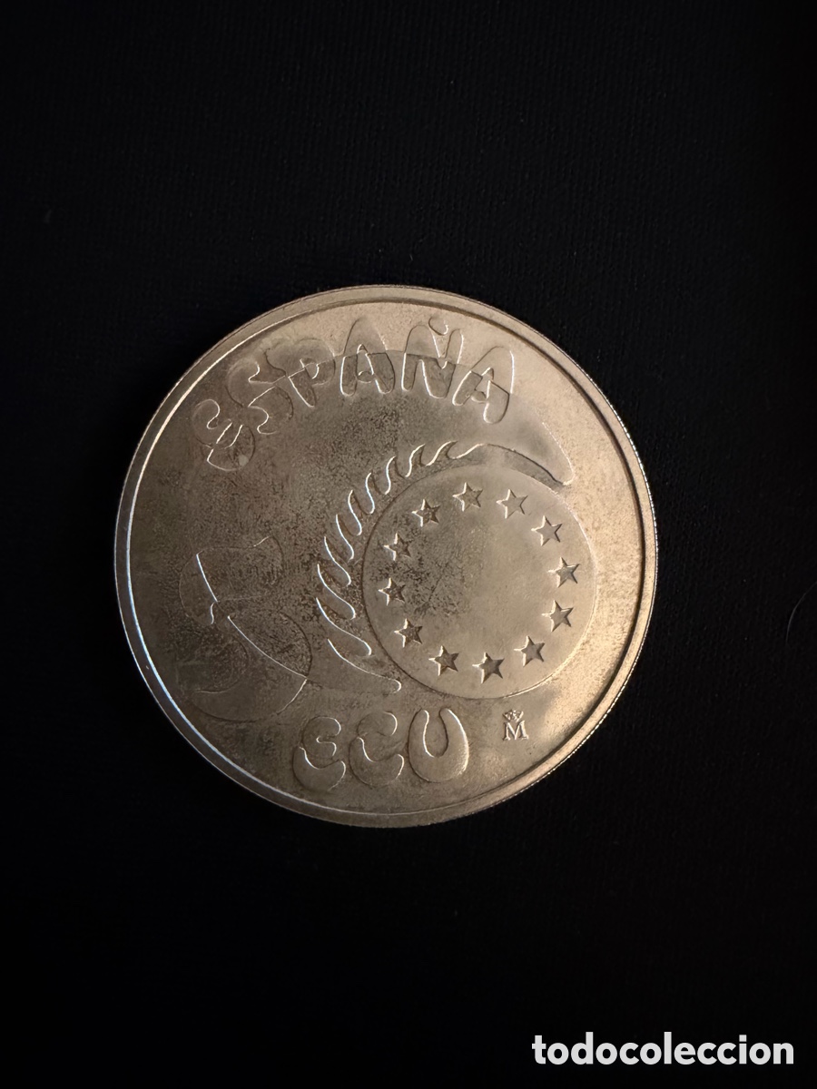 Monedas de Espa&ntilde;a: Moneda conmemorativa 5 ECU 1989 - Foto 4