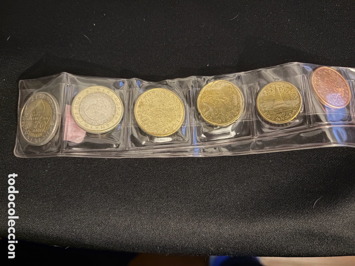 Monedas de Espa&ntilde;a: Lote monedas Slovenia 2007 - Foto 3