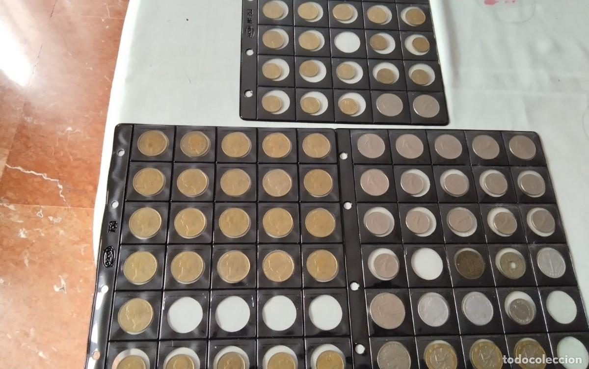 Monete di Spagna: TRES PAG PARDO MONTADAS CON 82 MONEDAS FRANCIA , LA GRAN MAYORIA SIN CIRCULAR , ALTO VALOR , VER