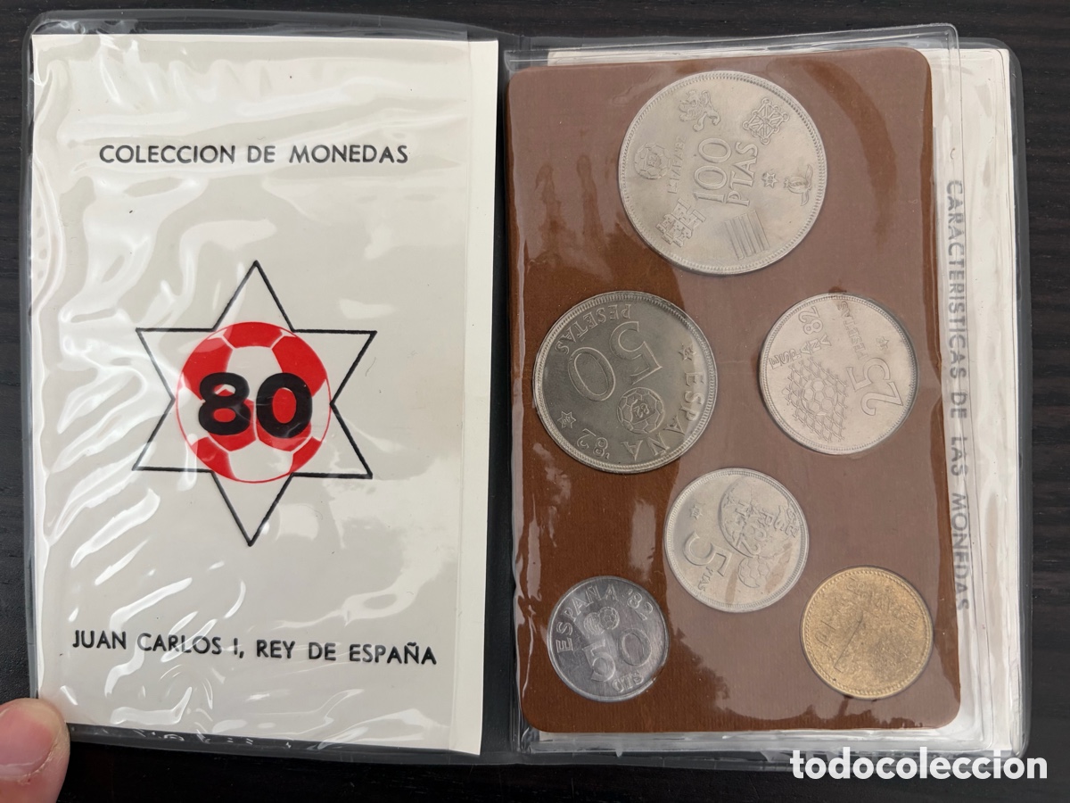 Monedas de Espa&ntilde;a: Lote monedas mundial 1982