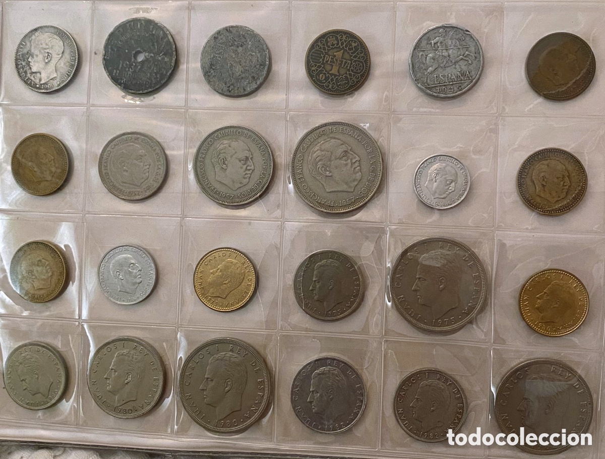 Coins of Spain: Lote de monedas y billetes