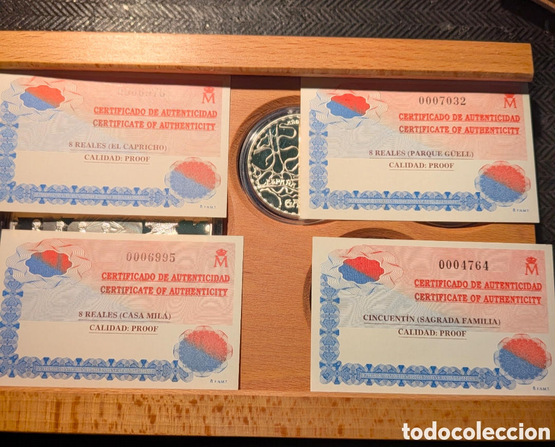 Monedas de Espa&ntilde;a: Estuche de monedas de plata tributo a Gaud&iacute; - Foto 6