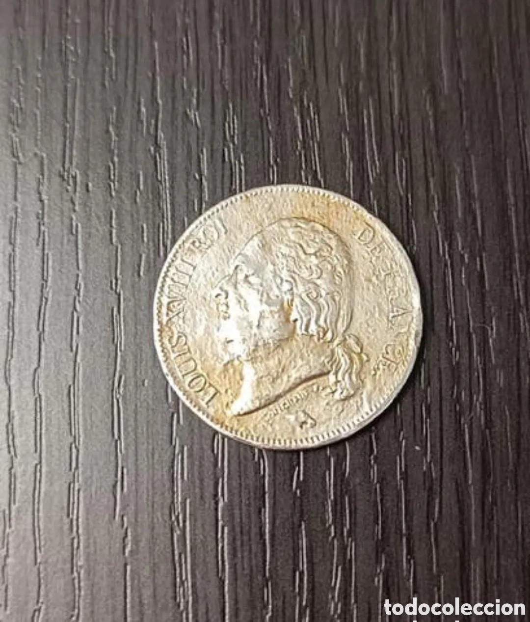 Monedas de Espa&ntilde;a: Antigua Moneda de Plata 5 Francos de 1824