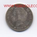 Monedas de Espa&ntilde;a: ALFONSO XIII- 50 CENTIMOS- 1894*4 - Foto 1
