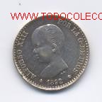 Monedas de Espa&ntilde;a: ALFONSO XIII- 50 CENTIMOS- 1892*9-2 - Foto 1