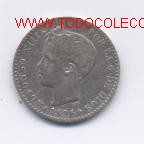 Monedas de Espa&ntilde;a: ALFONSO XIII- 50 CENTIMOS- 1896*9-6 - Foto 1