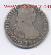 Monedas de Espa&ntilde;a: CARLOS IV- 2 REALES- 1808- - Foto 1