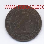 M&uuml;nzen von Spanien: GOB.PROVISIONAL- 2 CENTIMOS- 1870