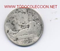 Monedas de Espa&ntilde;a: GOB.PROVISIONAL- 1 PESETA-1870 - Foto 1