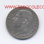 Monedas de Espa&ntilde;a: ALFONSO XII- 50 CENTIMOS- 1881-MSM - Foto 1