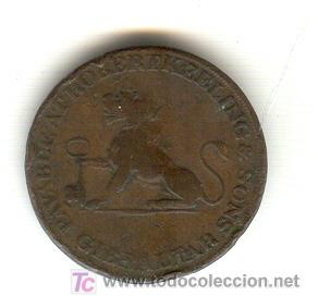 Monedas de Espa&ntilde;a: GIBRALTAR BONITOS DOS QUARTOS 1810 - Foto 2