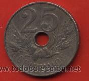 Monedas de Espa&ntilde;a: Moneda de 25 C&eacute;ntimos  -  Niquel  -  a&ntilde;o 1927 - Foto 2