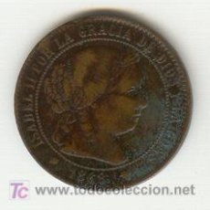 Monedas de España: BONITOS 2 CENTIMOS Y MEDIO DE ESCUDO 1868 BARCELONA ISABEL II. Lote 26970638