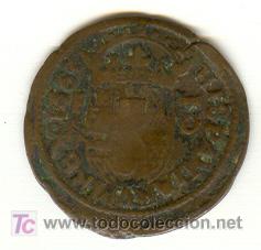 Monedas de Espa&ntilde;a: 16 MARAVEDIS 1663 SEGOVIA FELIPE IV - Foto 2