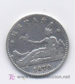 Monedas de Espa&ntilde;a: GOBIERNO PROVISIONAL- 50 CENTIMOS-1870*-0-SNM - Foto 1