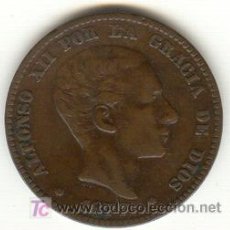 Monedas de España: MUY BONITOS DIEZ CÉNTIMOS 1877 ALFONSO XII