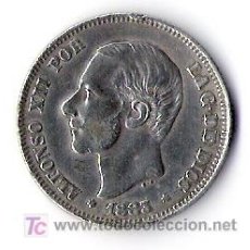 Monedas de España: ALFONSO XII - 2 PESETAS . Lote 11901417