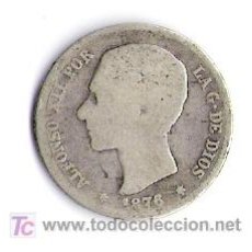 Monedas de España: ALFONSO XIII UNA PESETA 1876 DE M . Lote 6721050