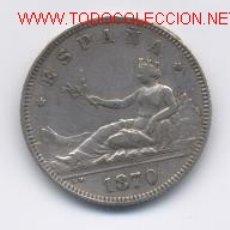 Monedas de España: 290- GOB.PROVISIONAÑ- 2 PESETAS- 1870*18-73- DEM. Lote 1109916