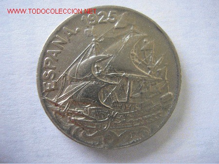 Monedas de Espa&ntilde;a: ALFONSO XIII - 25 CENTIMOS 1925 - Foto 1
