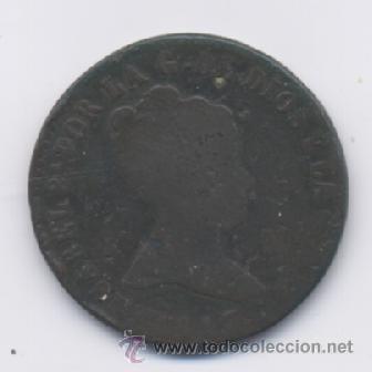 Monedas de Espa&ntilde;a: ISABEL II- 8 MARAVEDIS- 1848- JUBIA - Foto 1