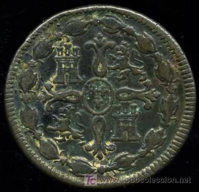 Monedas de Espa&ntilde;a: FERNANDO VII : 8 Maravedis 1818 Jubia - Foto 2