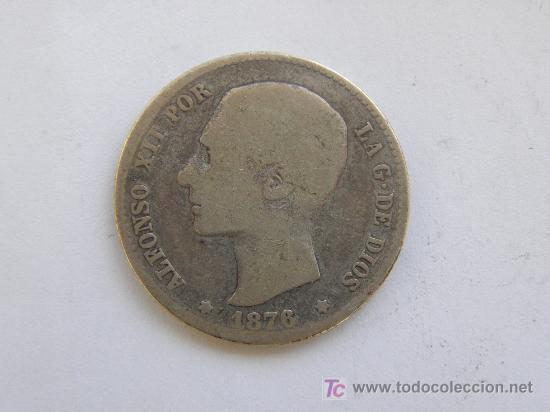 Monedas de Espa&ntilde;a: ALFONSO XII.PESETA.1876 - Foto 1