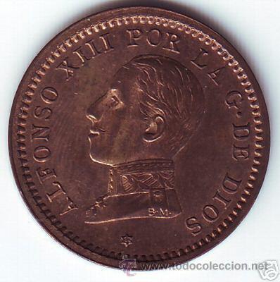 M&uuml;nzen von Spanien: UN CENTIMO 1912..................SIN CIRCULAR