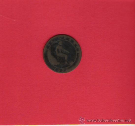 M&uuml;nzen von Spanien: GOBIERNO PROVISIONAL 2 CENTIMOS 2 GRAMOS DE COBRE 1870