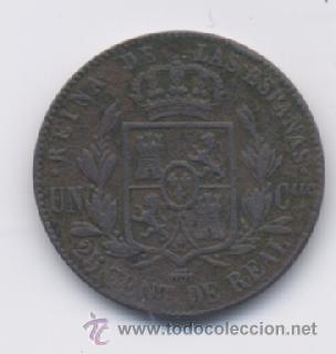 Monedas de Espa&ntilde;a: ISABEL II- 25 CENTIMOS DE REAL- 1860- SEGOVIA - Foto 2