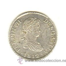 Monedas de España: EBC+ PRECIOSOS DOS REALES 1812 SF DE FERNANDO VII CECA CATALUÑA ( PALMA MALLORCA ). DIFICIL ASI.. Lote 23975045