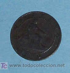 Monedas de Espa&ntilde;a: ESPA&Ntilde;A 1 CENTIMO 1870. GOVIERNO PROVISIONAL - Foto 1